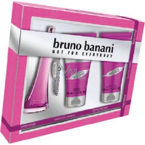 Bruno Banani Made toaletní voda pro ženy 20 ml + sprchový gel 50 ml + Deodorant 50 ml, dárková sada