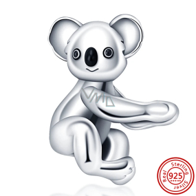 Charm Sterlingové stříbro 925 Koala, korálek na náramek zvíře