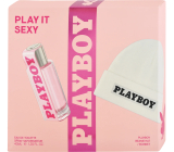 Playboy Play It Sexy toaletní voda 40 ml + čepice, dárková sada pro ženy