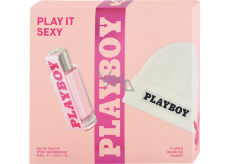 Playboy Play It Sexy toaletní voda 40 ml + čepice, dárková sada pro ženy