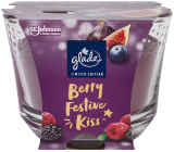 Glade Berry Festive Kiss vonná svíčka ve skle, doba hoření až 50 hodin 204 g