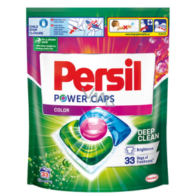 Persil Power Caps Color kapsle na praní barevného prádla 33 kusů 495 g