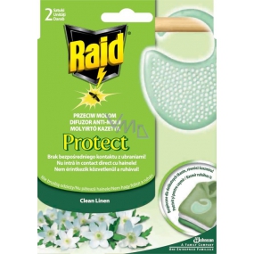 Raid Protect Vůně čistoty proti molům 2 kusy