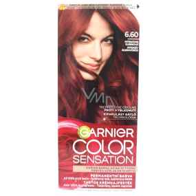 Garnier Color Sensation barva na vlasy 6.60 Intenzivní rubínová
