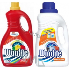 Woolite Extra Color 2 l + Complete tekutý prací prostředek 2 l, duopack