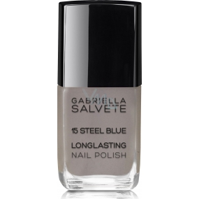 Gabriella Salvete Longlasting Enamel dlouhotrvající lak na nehty s vysokým leskem 15 Steel Blue 11 ml