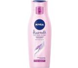 Nivea Hairmilk Shine pečující šampon na vlasy 400 ml