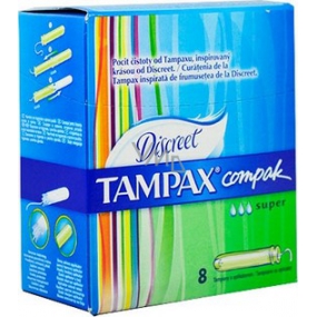 Tampax Compak Super dámské tampony s aplikátorem 8 kusů