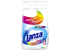 Lanza Fresh & Clean Color prací prášek na barevné prádlo zachovává intenzitu barev, s příjemnou vůní 84 dávek 6,3 kg