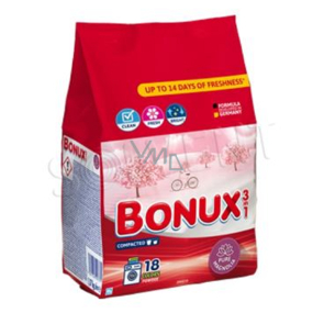 Bonux Color Pure Magnolia 3v1 prací prášek na barevné prádlo 18 dávek 1,17 kg