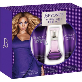 Beyoncé Midnight Heat parfémovaná voda 30 ml + tělové mléko 75 ml + sprchový gel 75 ml, dárková sada