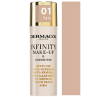 Dermacol Infinity Víceúčelový make-up a korektor 01 Fair 20 g