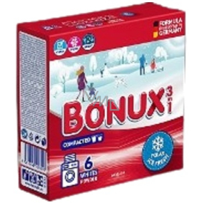 Bonux White Polar Ice Fresh 3v1 prací prášek na bílé prádlo 6 dávek 0,39 kg