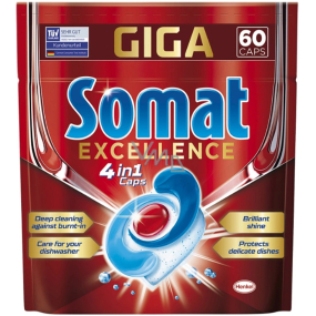 Somat Excellence 4v1 tablety do myčky 60 kusů