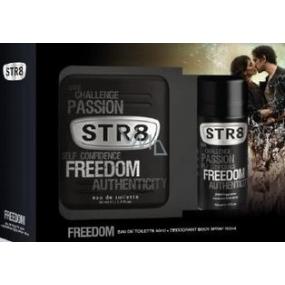 Str8 Freedom toaletní voda 50 ml + deodorant sprej 150 ml, dárková sada