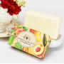 English Soap Mango & Broskev přírodní parfémované toaletní mýdlo s bambuckým máslem 190 g