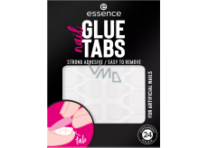 Essence Glue Tabs lepící polštářky na nehty 24 kusů