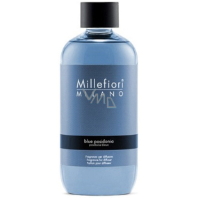 Millefiori Milano Natural Blue Posidonia - Modrá posidonie Náplň difuzéru pro vonná stébla 500 ml