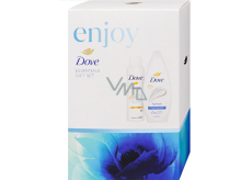 Dove Enjoy sprchový gel 250 ml + deodorant sprej 150 ml, dárková kazeta