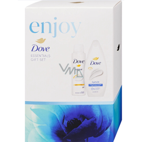 Dove Enjoy sprchový gel 250 ml + deodorant sprej 150 ml, dárková kazeta