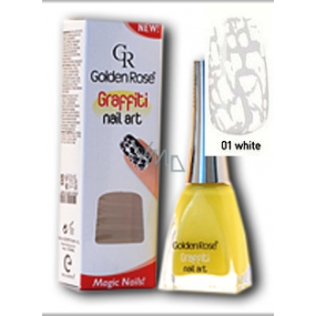 Golden Rose Graffiti Nail Art praskající lak na nehty odstín 01 12 ml