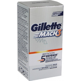 Gillette Mach3 Irritation 5 Defense zklidňující balzám po holení, pro muže 100 ml