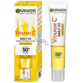 Garnier Vitamin C UV SPF50+ Invisible denní rozjasňující krém 40 ml