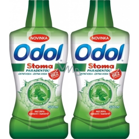 Odol Stoma Paradentol ústní voda 2 x 500 ml, duopack