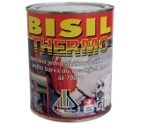 Bisil Thermo silikonová žáruvzdorná vyrchní barva stříbrná 80 g