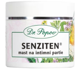 Dr. Popov Senziten mast na intimní partie při zapařeninách a opruzeninách, svědění 50 ml