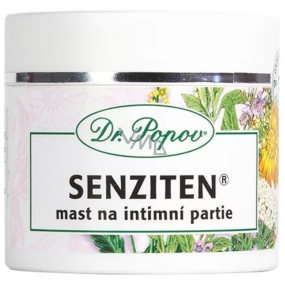 Dr. Popov Senziten mast na intimní partie při zapařeninách a opruzeninách, svědění 50 ml