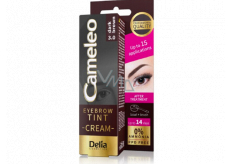 Delia Cosmetics Cameleo Krémová profesionální barva na obočí, bez amoniaku 3.0 Dark Brown - Tmavě hnědá 15 ml