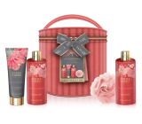 Baylis & Harding Boudoire Tropical Paradise sprchový krém 300 ml + krémová pěna do koupele 300 ml + tělové mléko 200 ml + tělová houbička, kosmetická sada