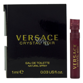 Versace Crystal Noir toaletní voda pro ženy 1,6 ml s rozprašovačem, vialka