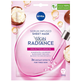 Nivea Skin Radiance rozjasňující textilní pleťová maska 1 kus