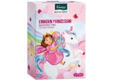 Kneipp Princezna a jednorožec Mořská princezna pěna do koupele 40 ml + Kouzlo jednorožce praskající sůl do koupele 60 g + Jednorožec bomba do koupele 85 g, kosmetická sada pro děti