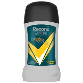 Rexona Men Extreme fresh tuhý antiperspirant deodorant stick s 72hodinovým účinkem pro muže 50 ml