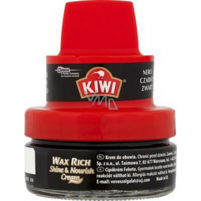 Kiwi Wax Rich Shine & Nourish Cream krém na boty Černý 50 ml