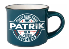 Albi Espresso hrneček Patrik - Pravý gentleman, sen všech dívek a žen 45 ml