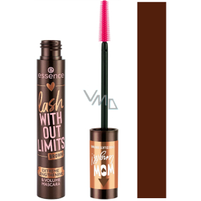 Essence Love It A Choco' Lot! řasenka Without Limits Brown Extreme 13 ml