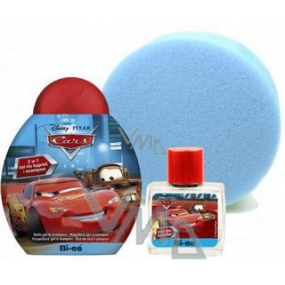 Disney Cars McQueen sprchový gel 250 ml + toaletní voda 50 ml + houbička, kosmetická sada