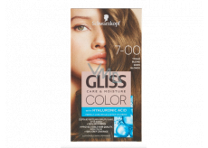 Schwarzkopf Gliss Color barva na vlasy 7-00 Tmavá blond 2 x 60 ml