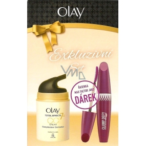 Olay Total Effects CC krém Fair to Medium 50 ml + Clump Defy řasenka černá 13,1 ml