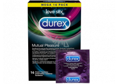 Durex Mutual Pleasure kondom nominální šířka: 56 mm 16 kusů