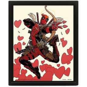 Epee Merch Marvel Deadpool - Shooting love 3D obraz 26 x 20 cm