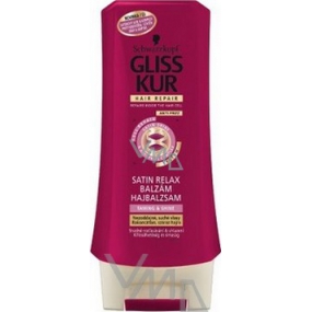 Gliss Kur Satin Relax regenerační balzám na vlasy 200 ml