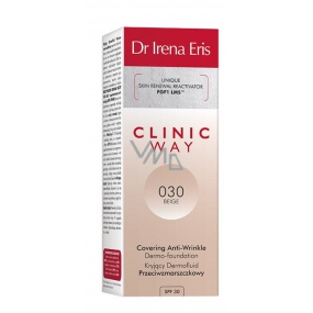 Dr Irena Eris Clinic Way Dermo SPF 30 make-up s protivráskovým efektem 030 Béžový