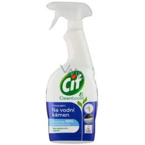 Cif Cleanboost univerzální čisticí sprej na vodní kámen 750 ml rozprašovač