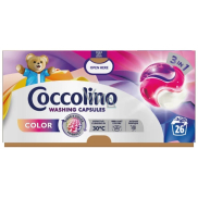 Coccolino Color 3v1 kapsle na praní barevného prádla 26 dávek 449,8 g