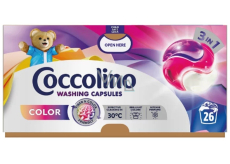 Coccolino Color 3v1 kapsle na praní barevného prádla 26 dávek 449,8 g